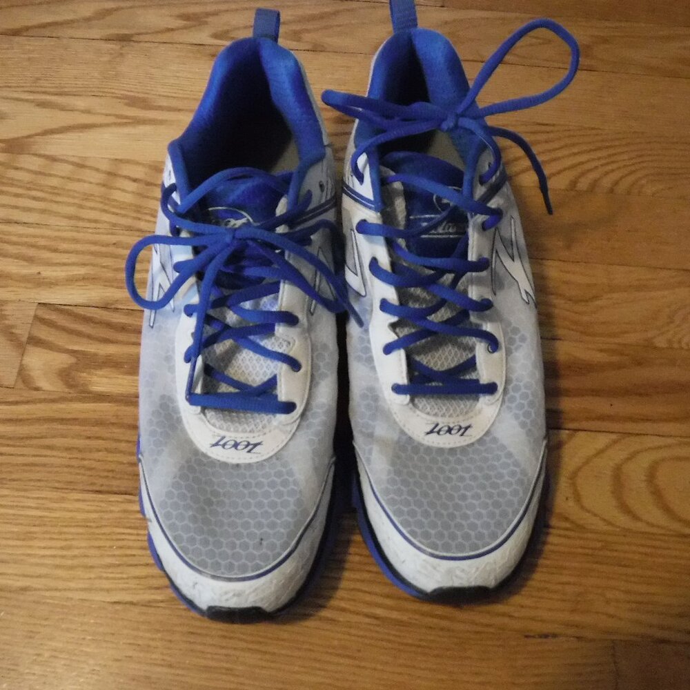 Zoot Solana Mens Size 11.5 Triathlon Run Shoes White Blue